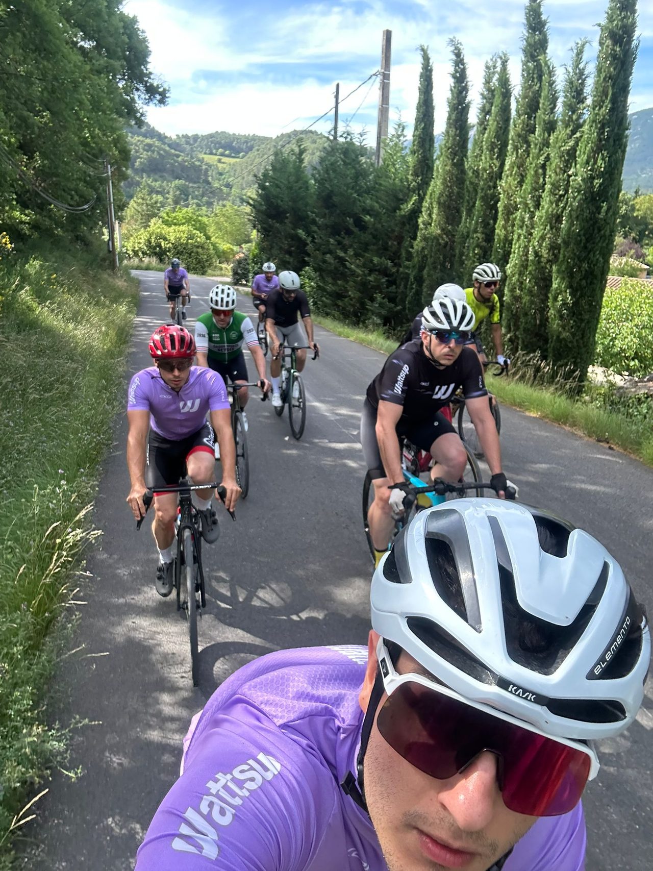 Sortie de groupe WattsUp sur les routes de la Drôme